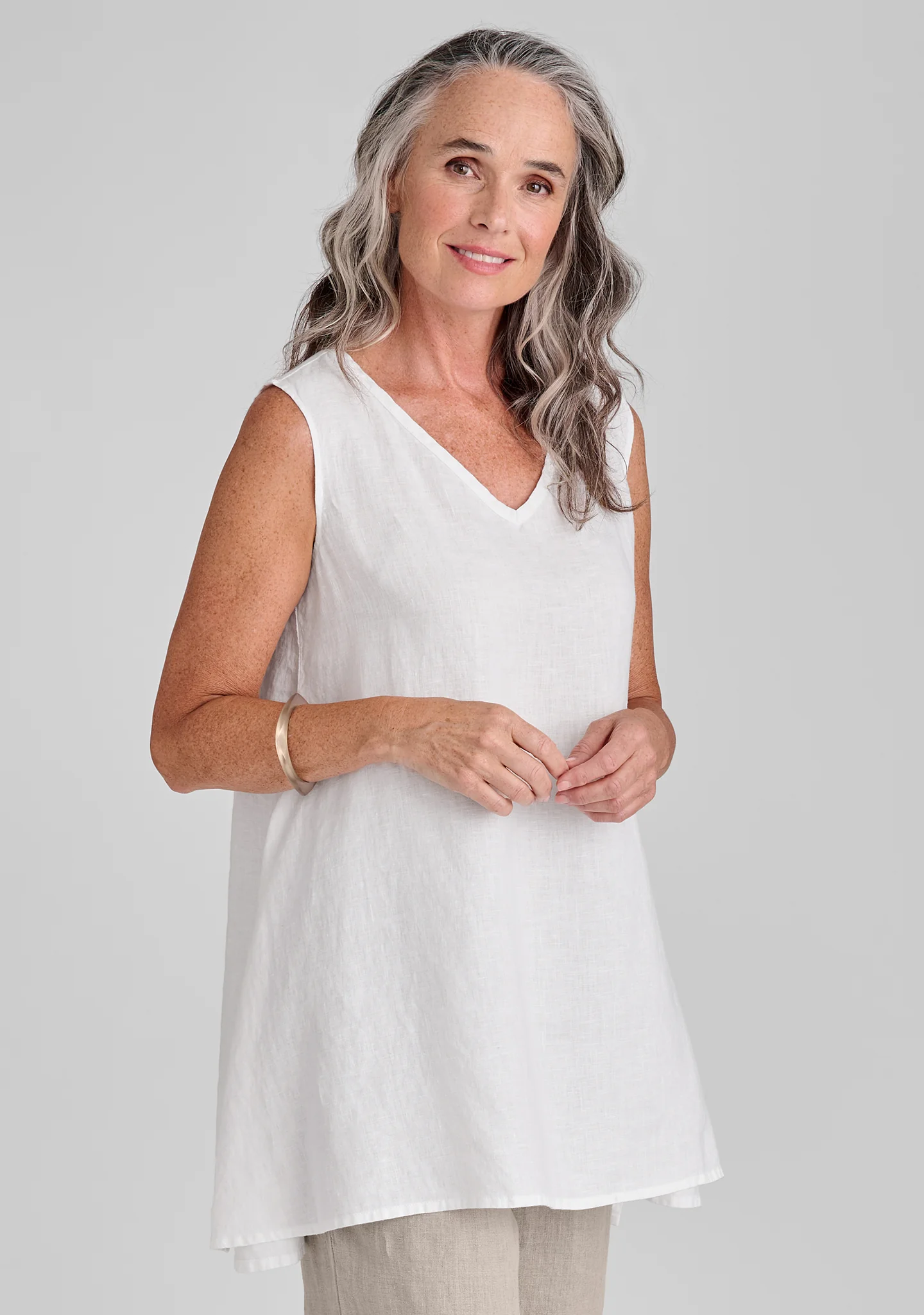 Artistic Tunic - Linen Tank - FINAL SALE