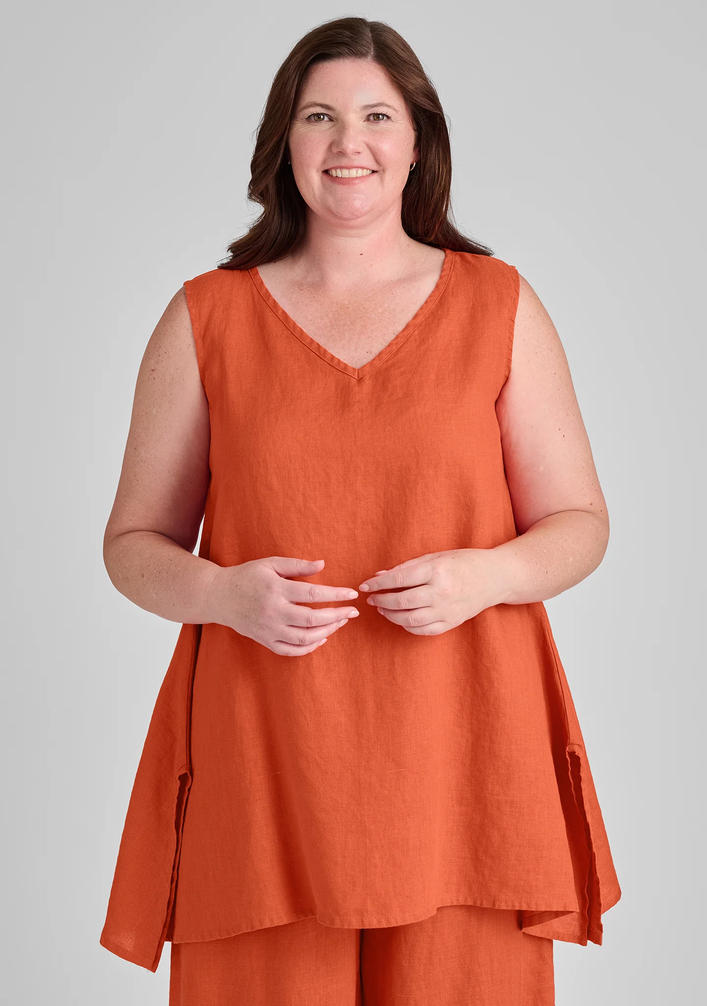 Artistic Tunic - Linen Tank - FINAL SALE - Image 2