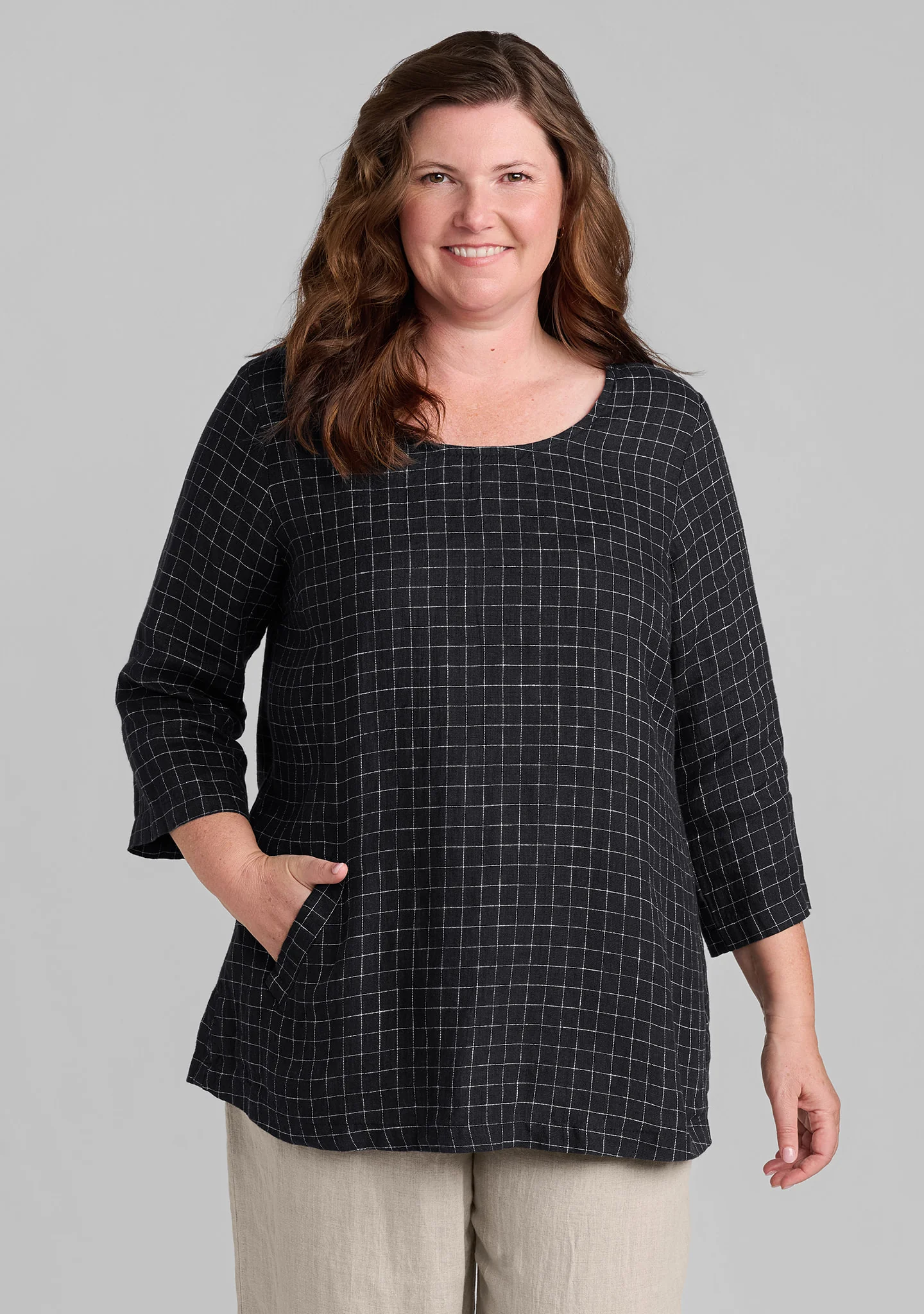 Back Up Tunic - Linen Tunic - FINAL SALE