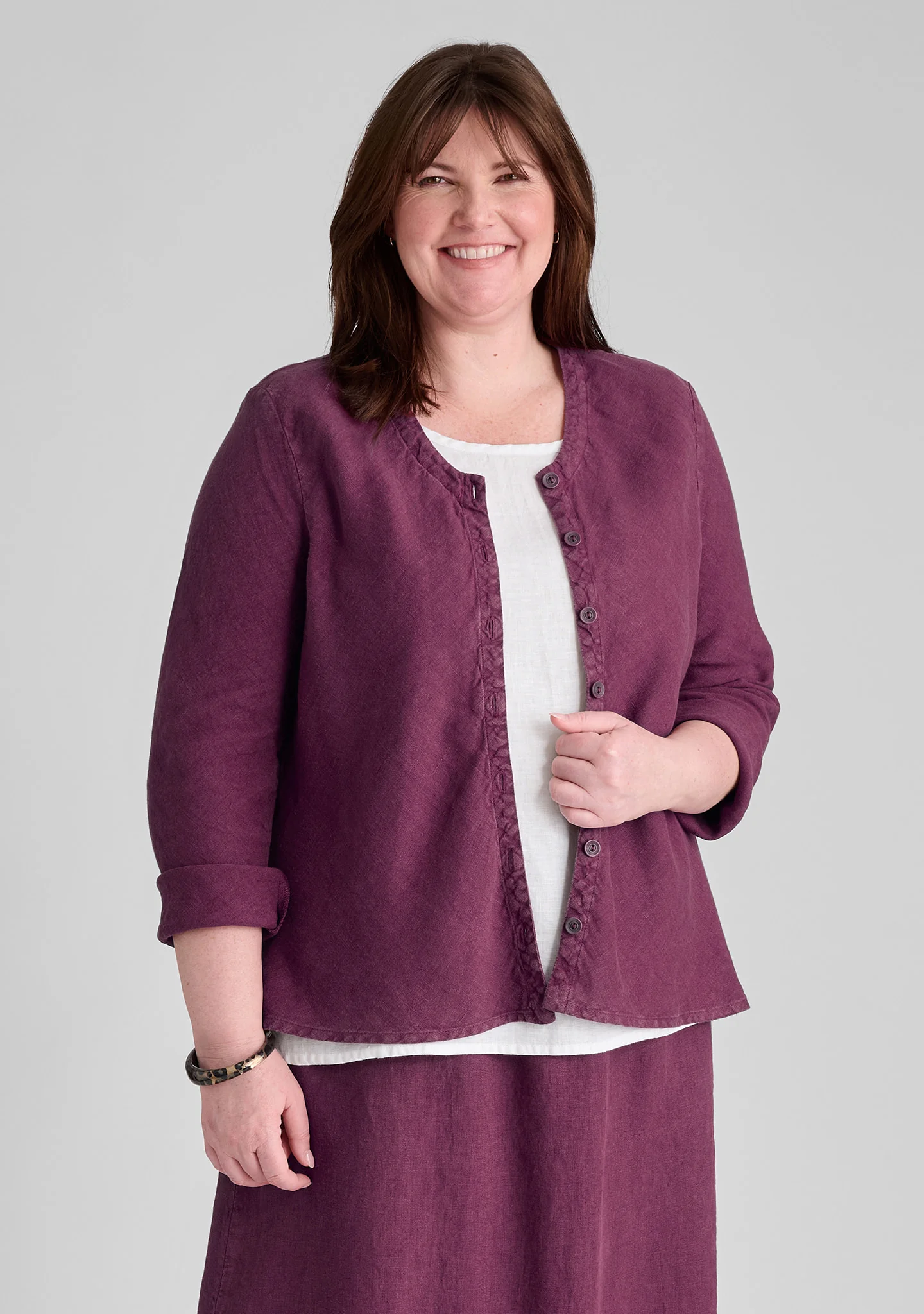 Beneficial Blouse - Linen Cardigan - FINAL SALE - Image 5