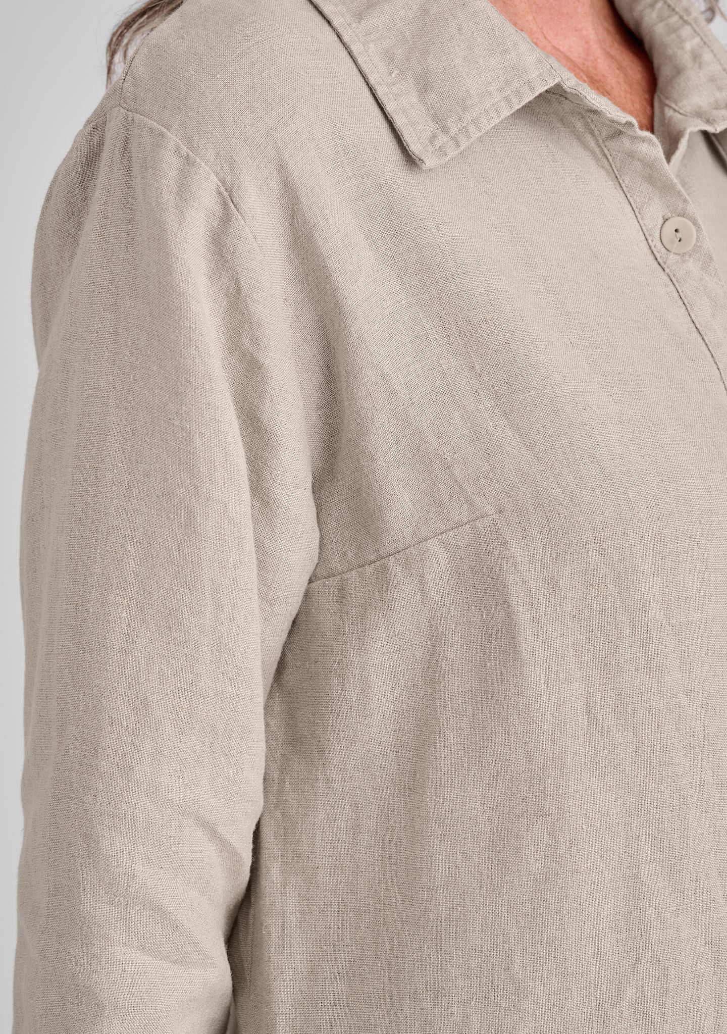 Bias Back Shirt - Linen Shirt - FINAL SALE - Image 9