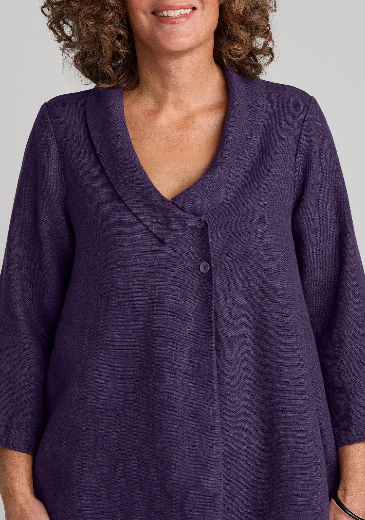 Folded Blouse - Linen Pullover - FINAL SALE - Image 5