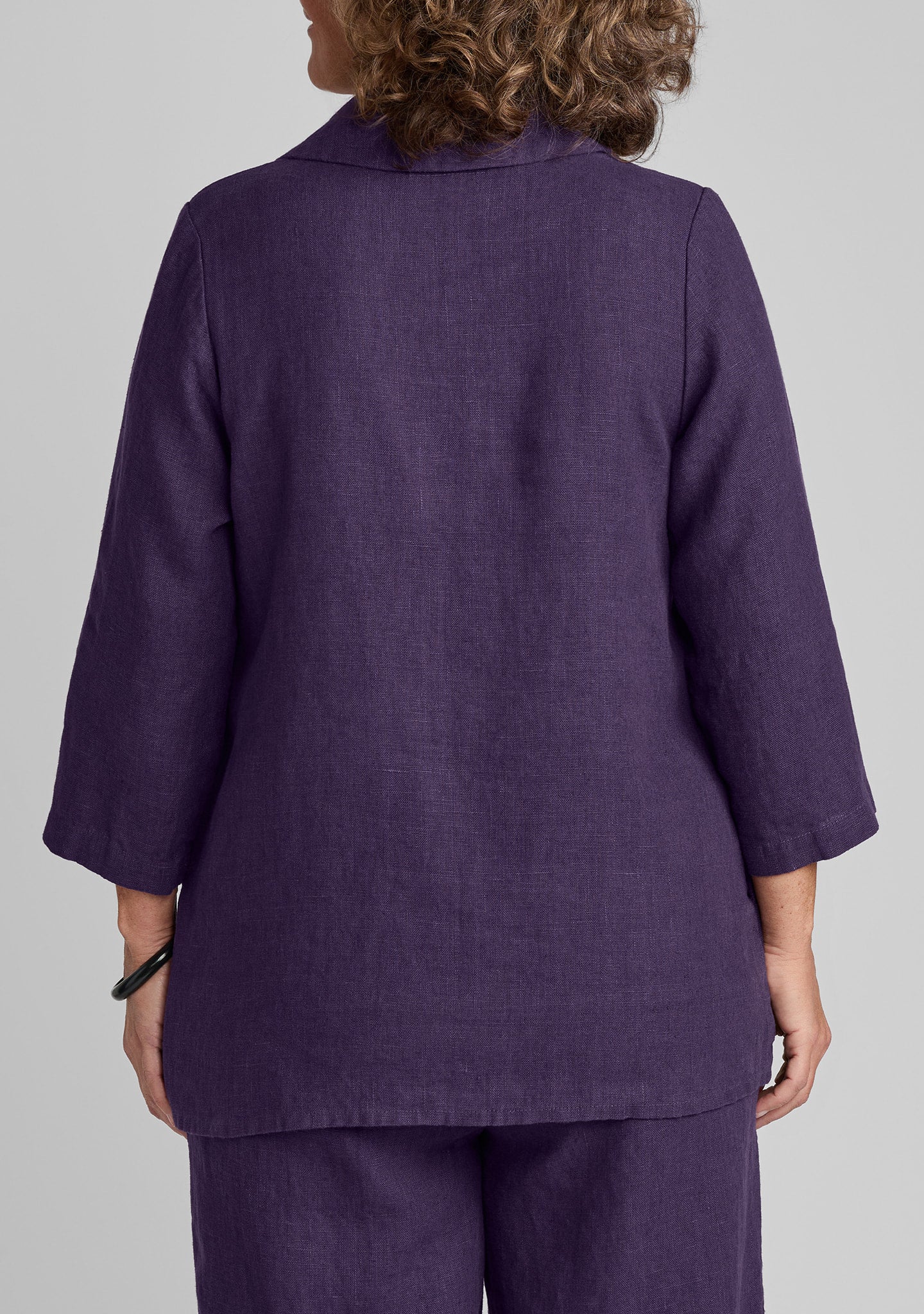 Folded Blouse - Linen Pullover - FINAL SALE - Image 6