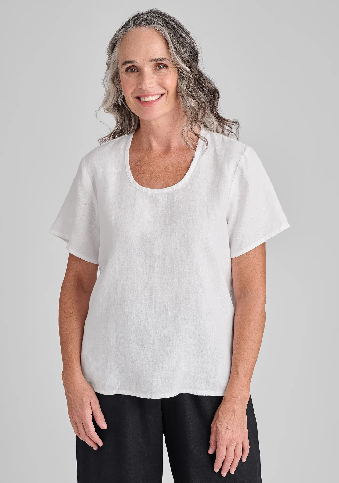 Fundamental Tee - Linen T Shirt - Image 3