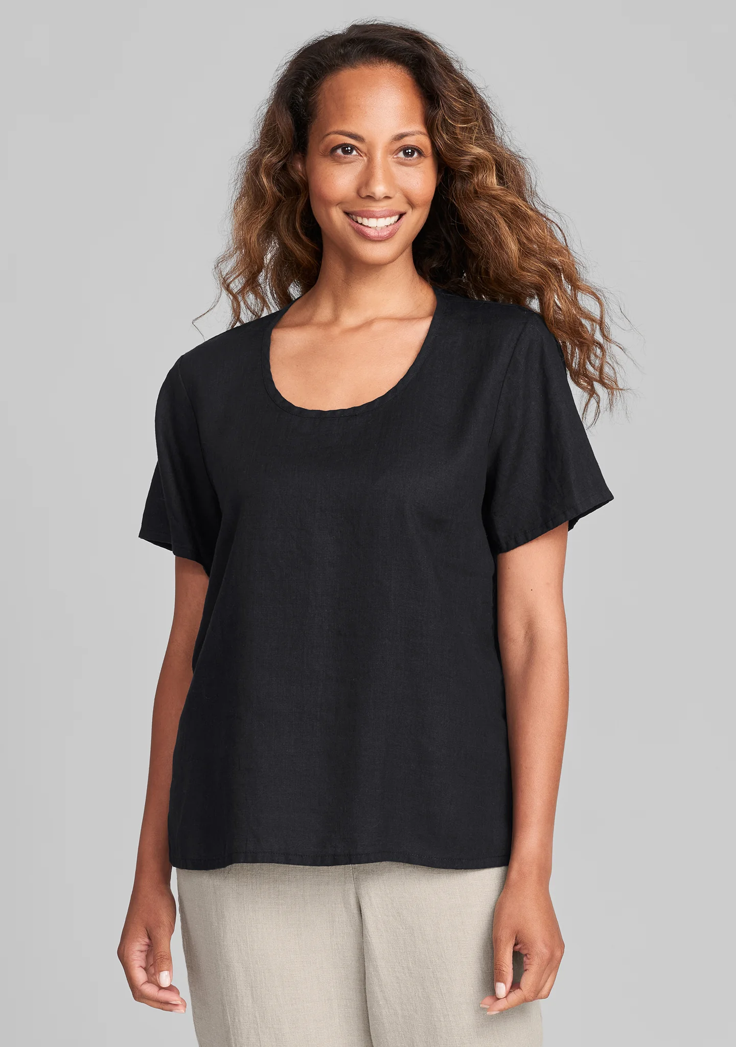 Fundamental Tee - Linen T Shirt - Image 5