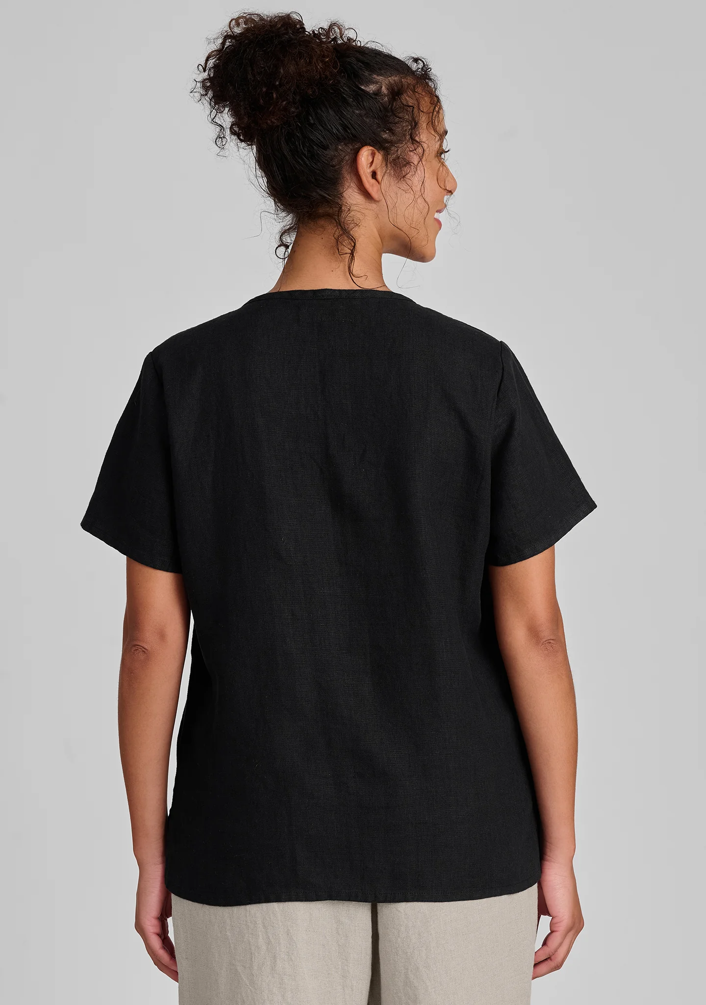 Fundamental Tee - Linen T Shirt - Image 6