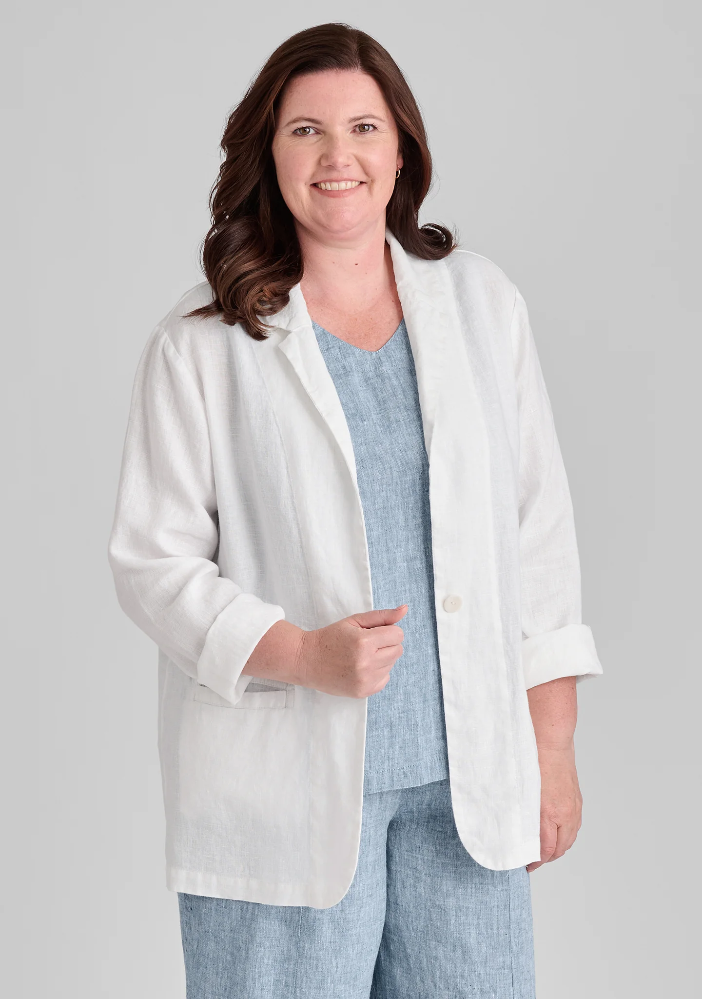 Kates Blazer - Linen Jacket - FINAL SALE - Image 4