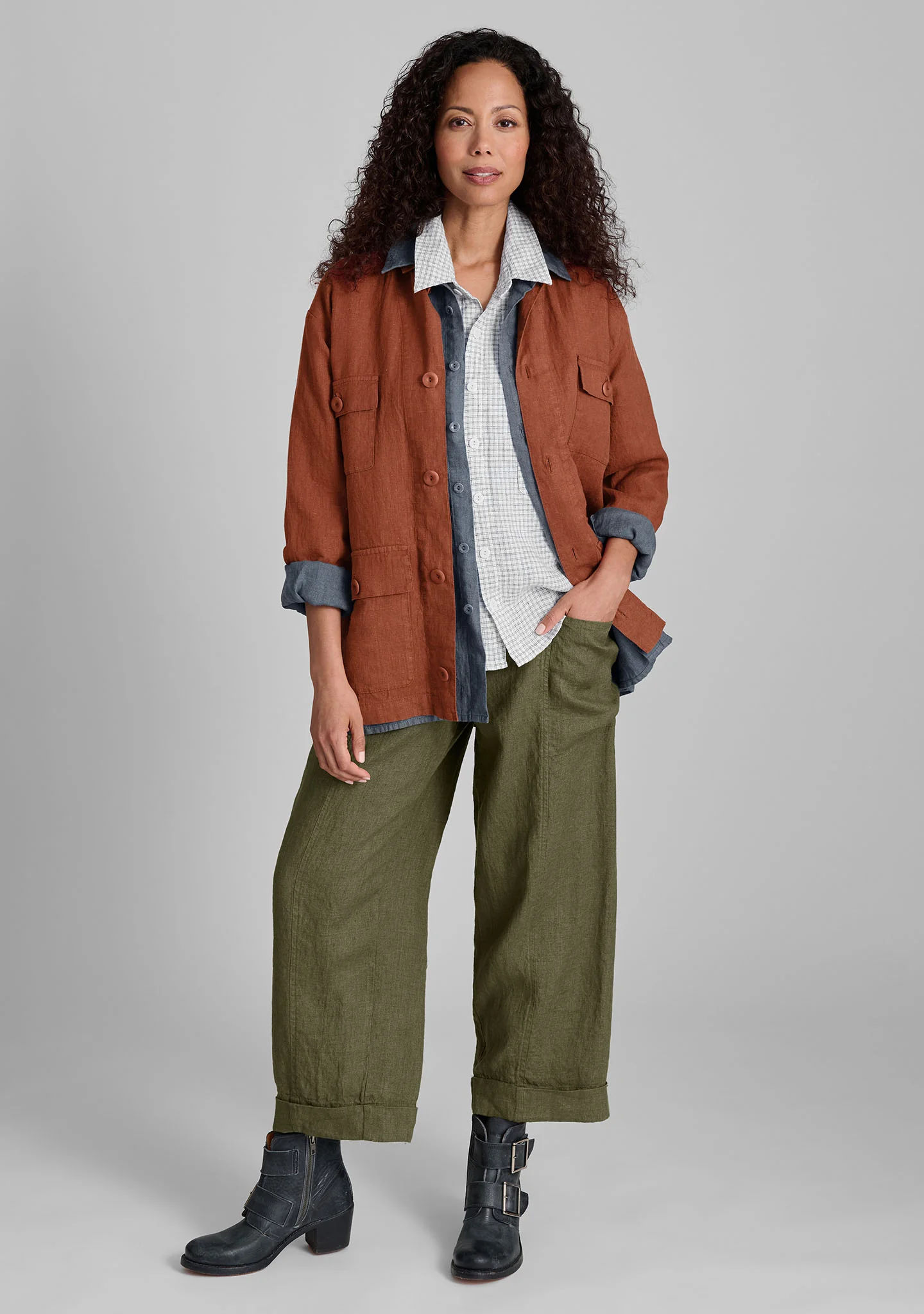 Keen Pant - Linen Drawstring Pants - FINAL SALE - Image 10