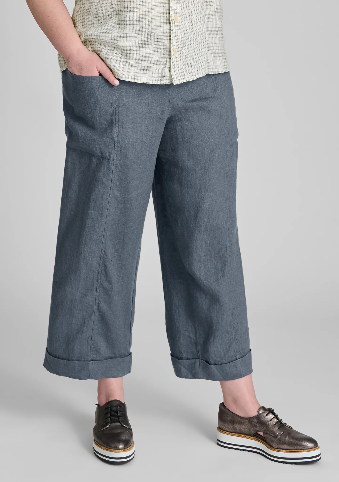 Keen Pant - Linen Drawstring Pants - FINAL SALE - Image 3
