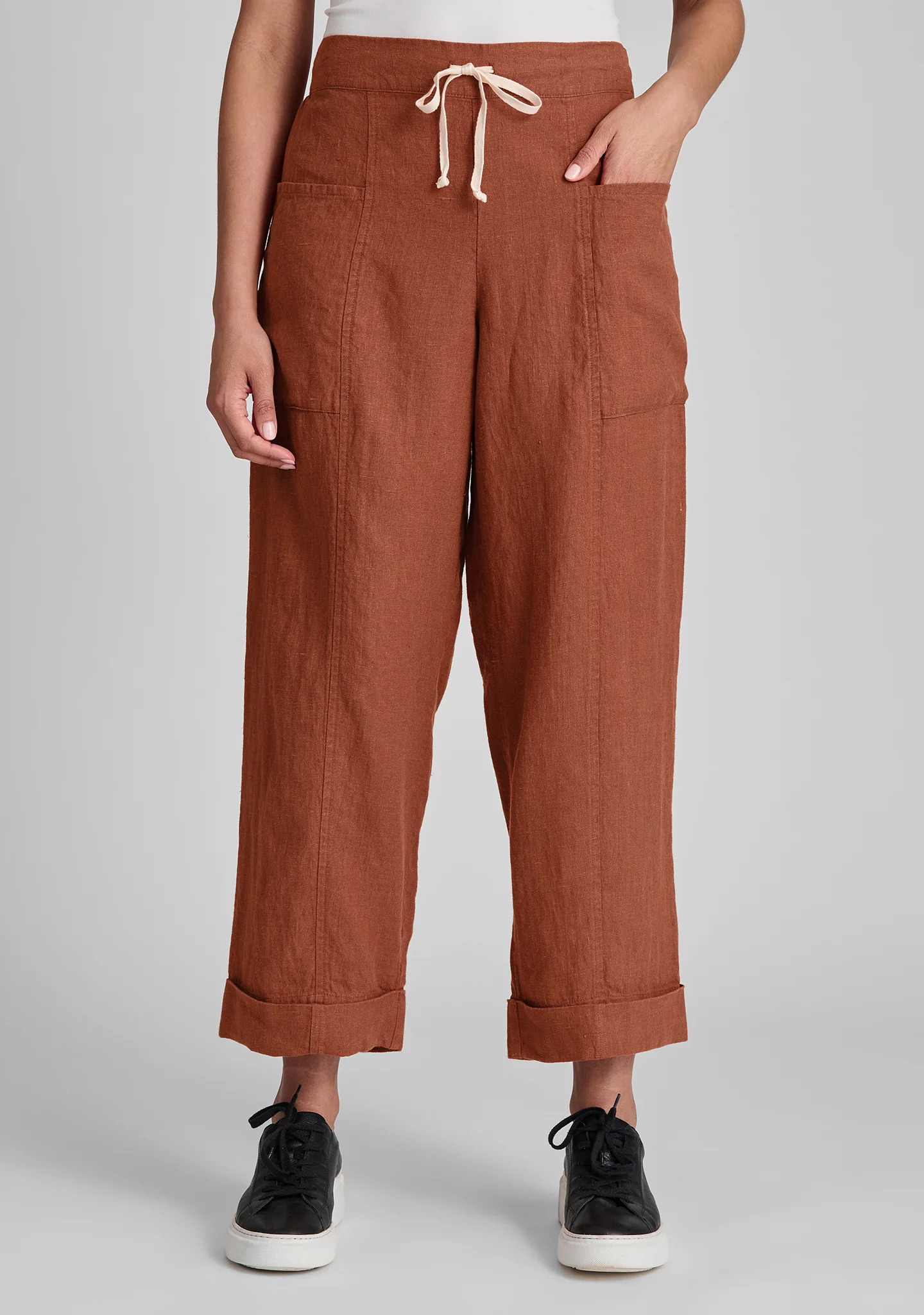 Keen Pant - Linen Drawstring Pants - FINAL SALE - Image 4
