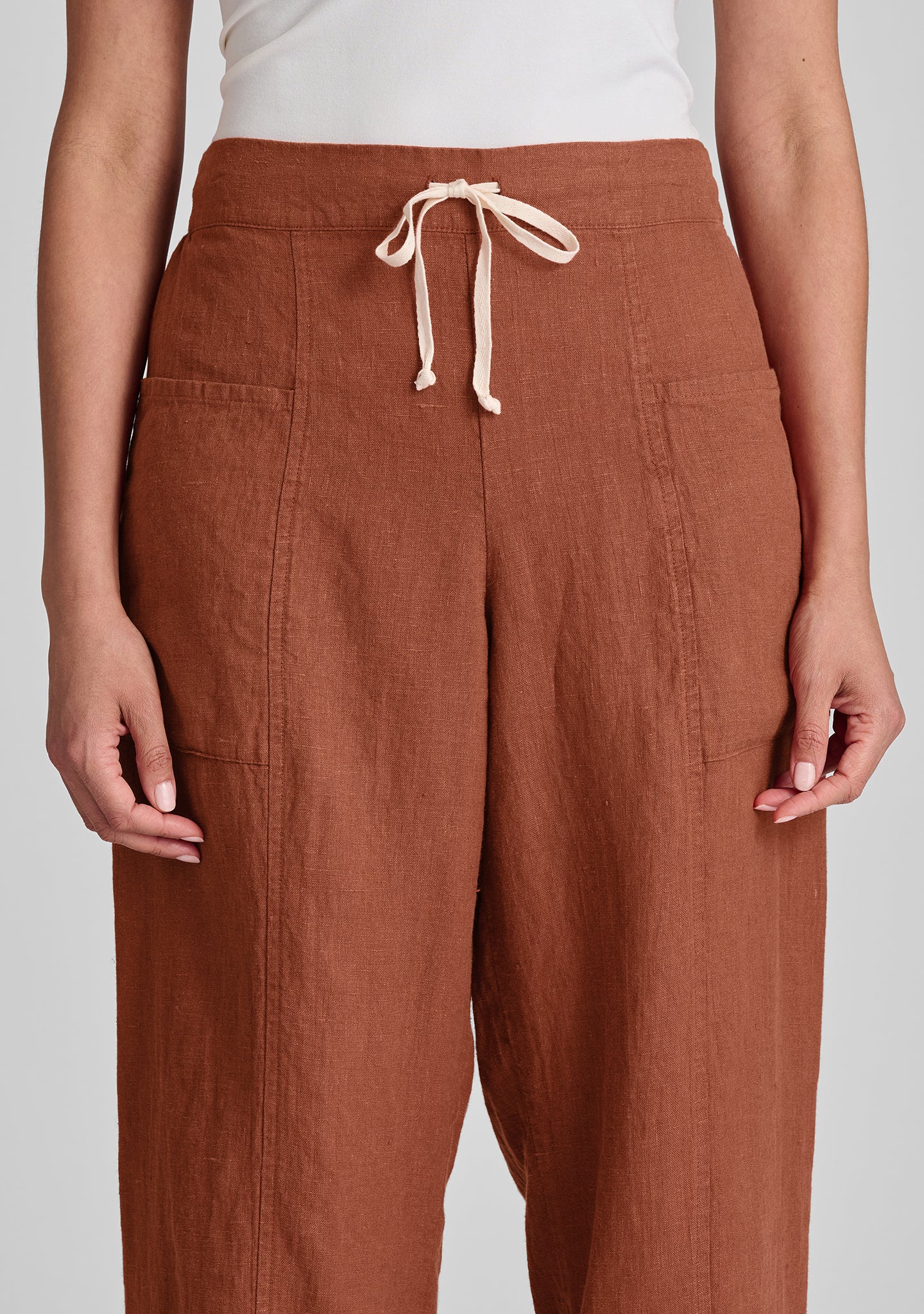 Keen Pant - Linen Drawstring Pants - FINAL SALE - Image 8