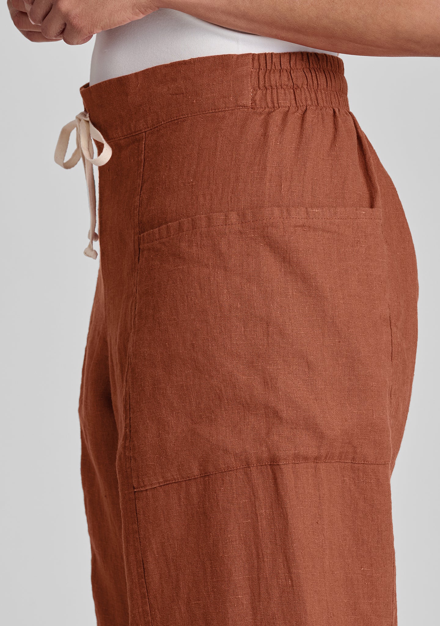 Keen Pant - Linen Drawstring Pants - FINAL SALE - Image 9