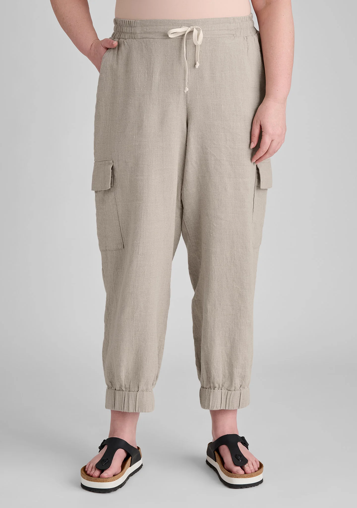 Nifty Pant - Linen Drawstring Pants - FINAL SALE - Image 3