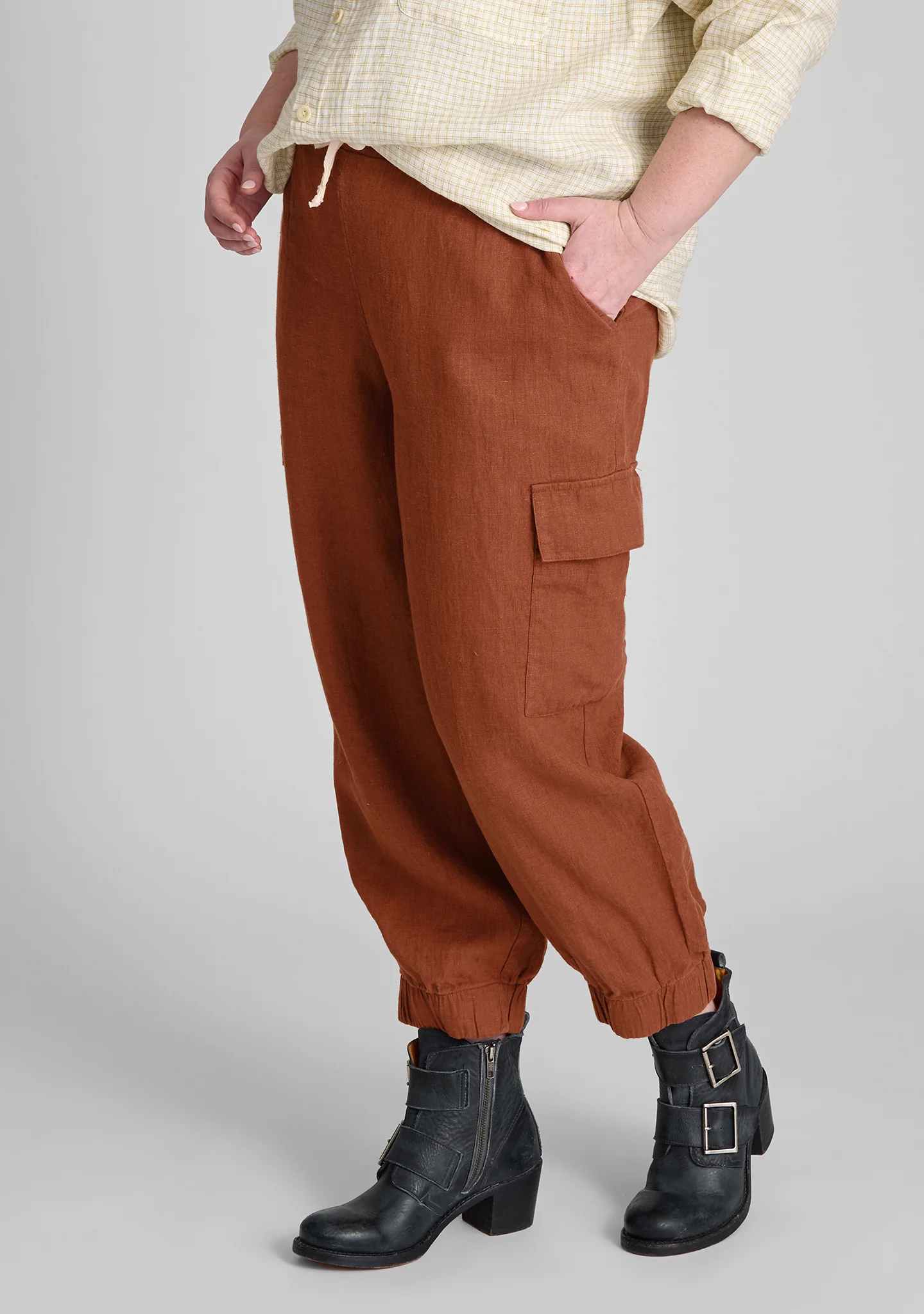 Nifty Pant - Linen Drawstring Pants - FINAL SALE - Image 4
