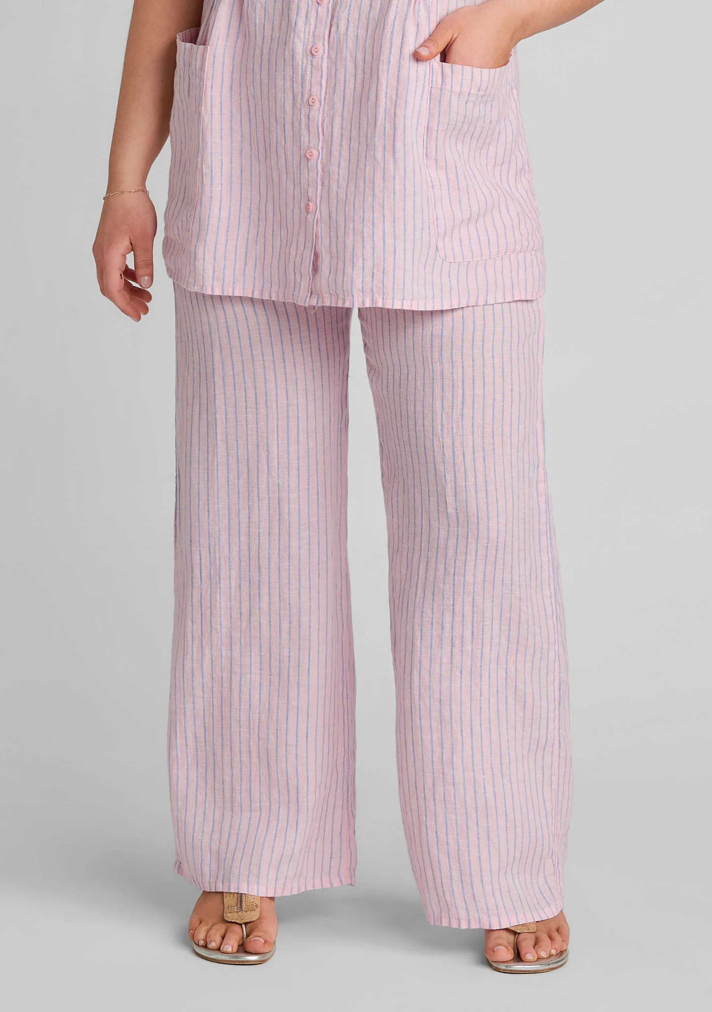 Picnic Pant - Wide Leg Linen Pants - Image 3