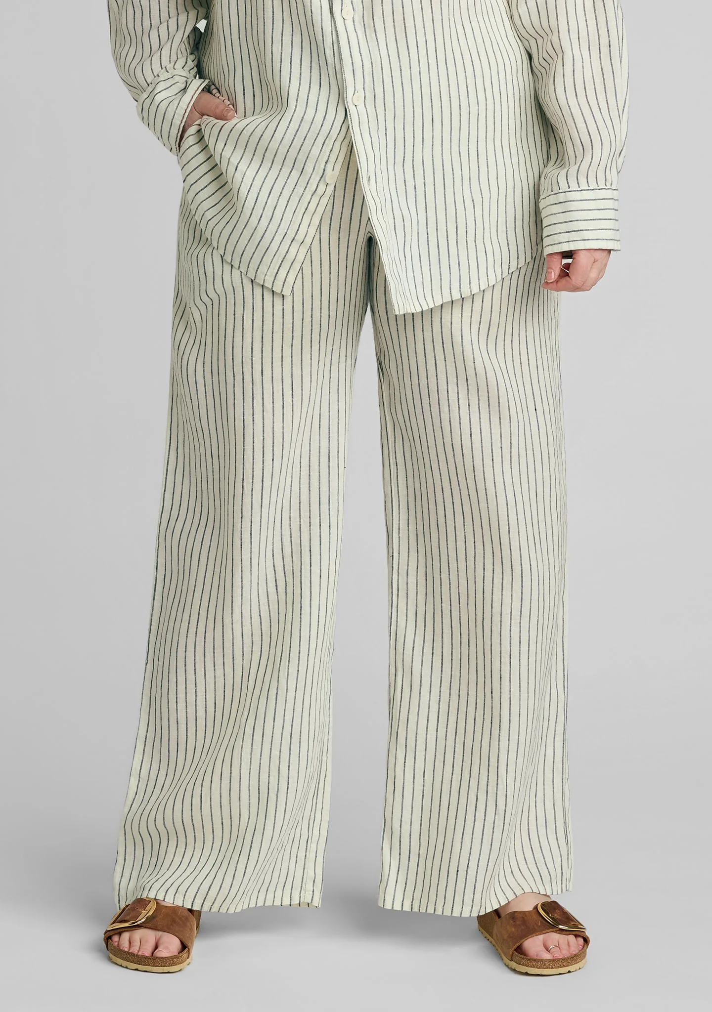 Picnic Pant - Wide Leg Linen Pants - Image 4