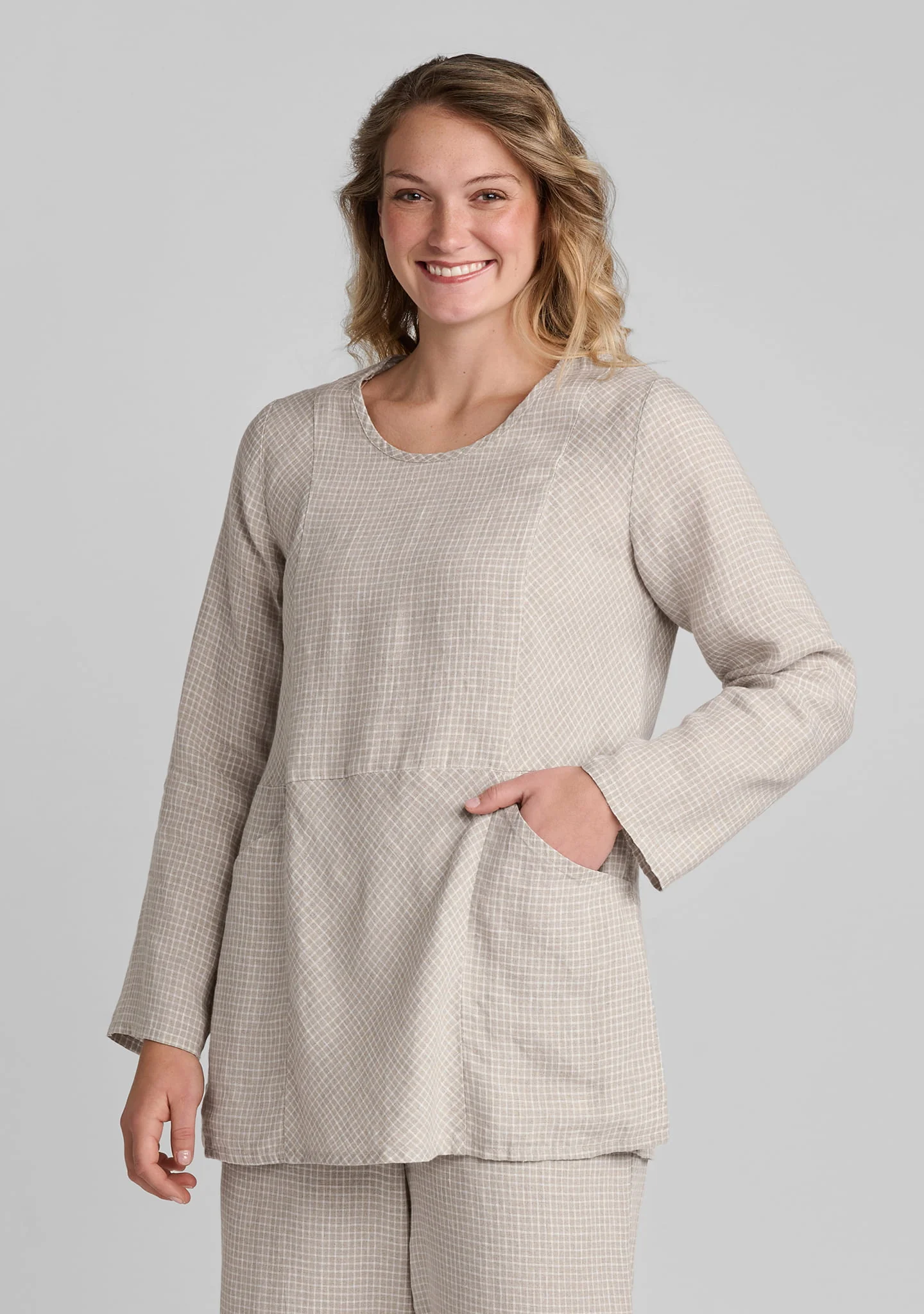 Picnic Shirt - Linen Pullover - Image 2