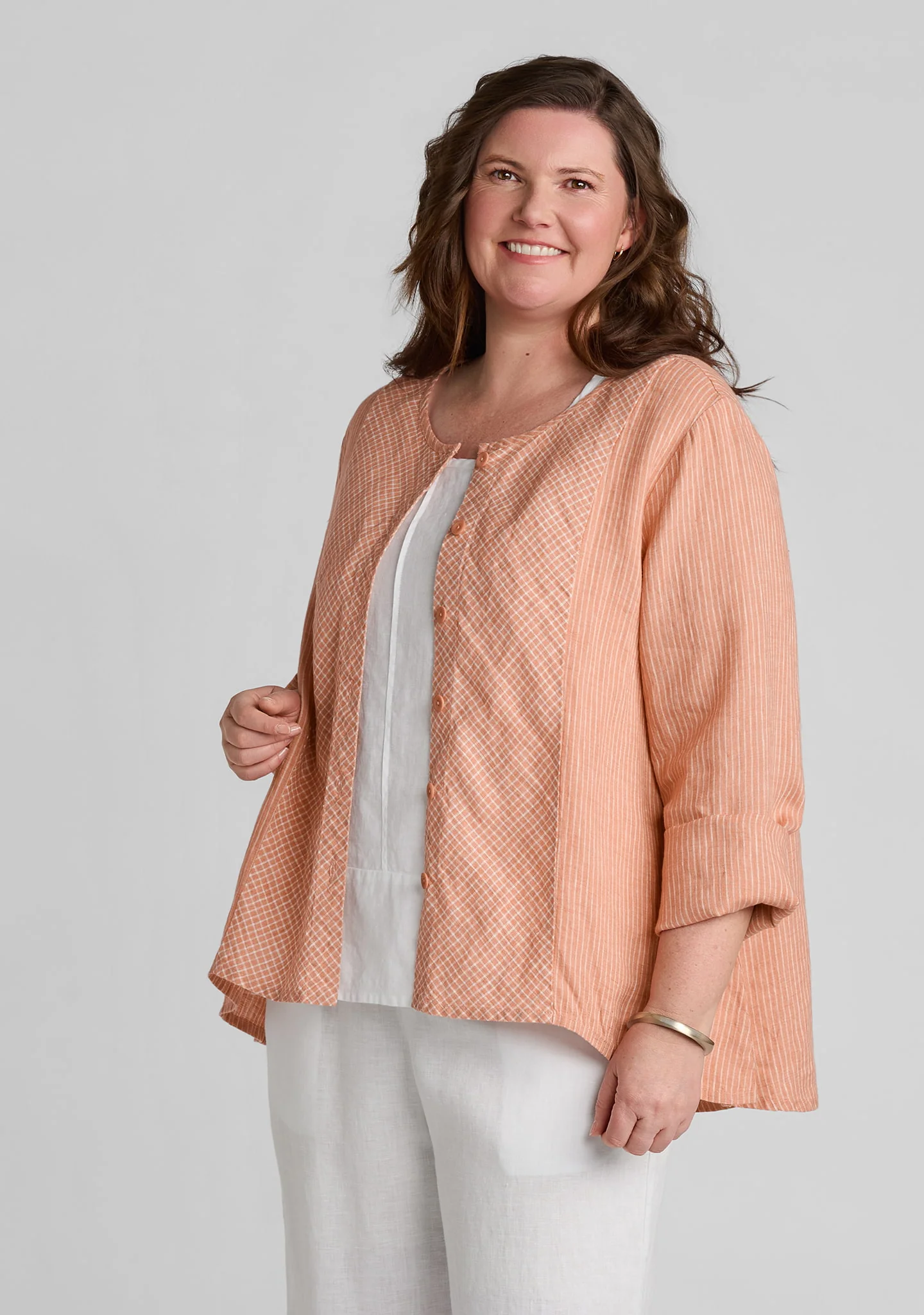 Rippling Jacket - Linen Cardigan - Image 5