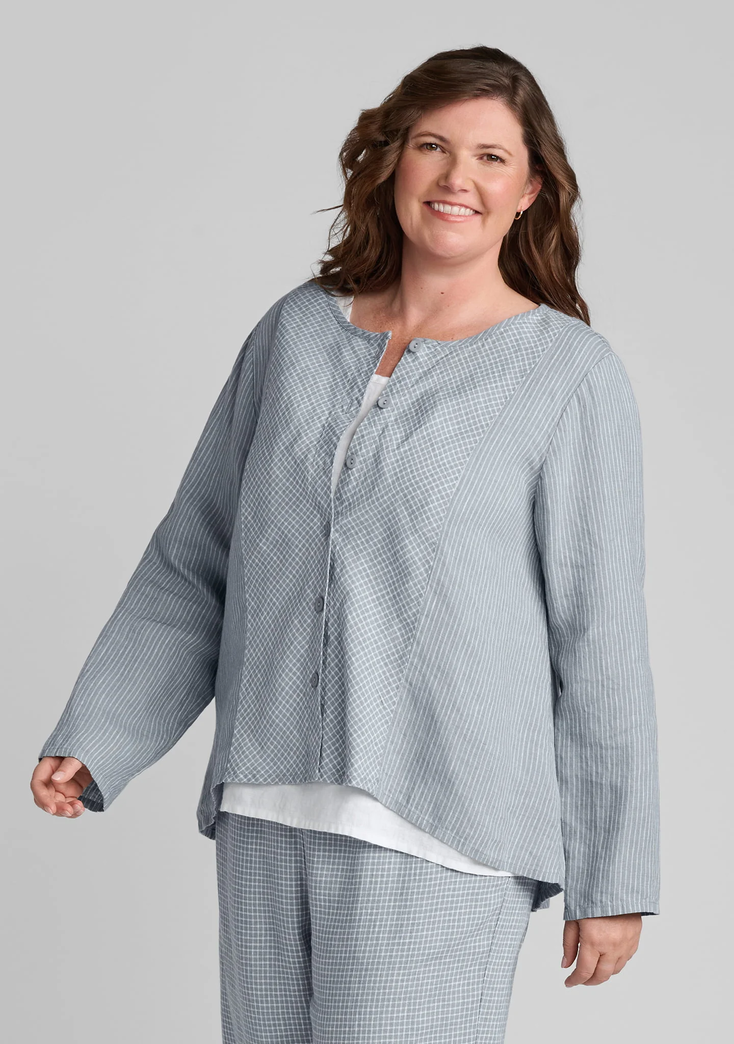 Rippling Jacket - Linen Cardigan - Image 6