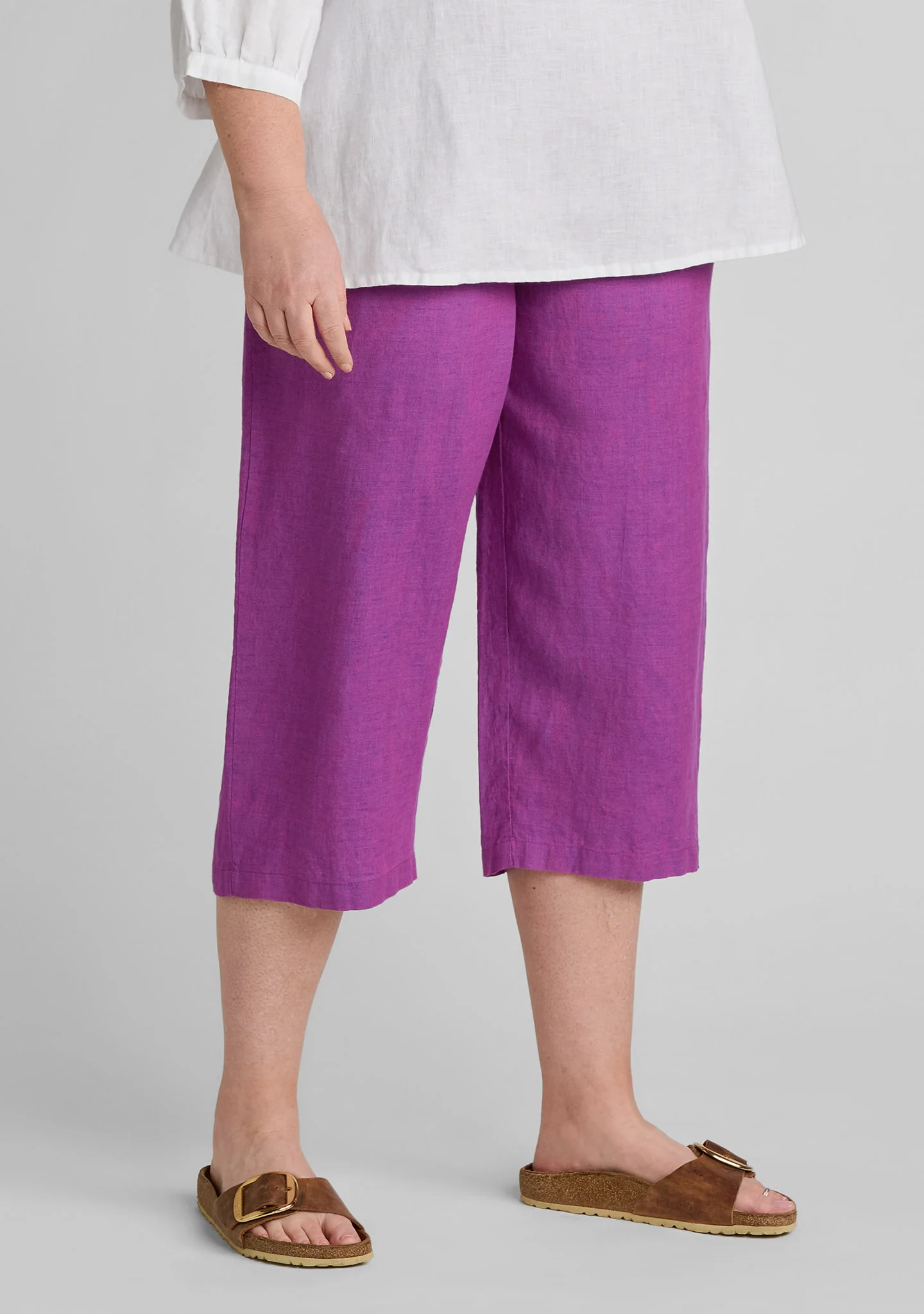 Skipper Pant - Linen Crop Pants - Image 3