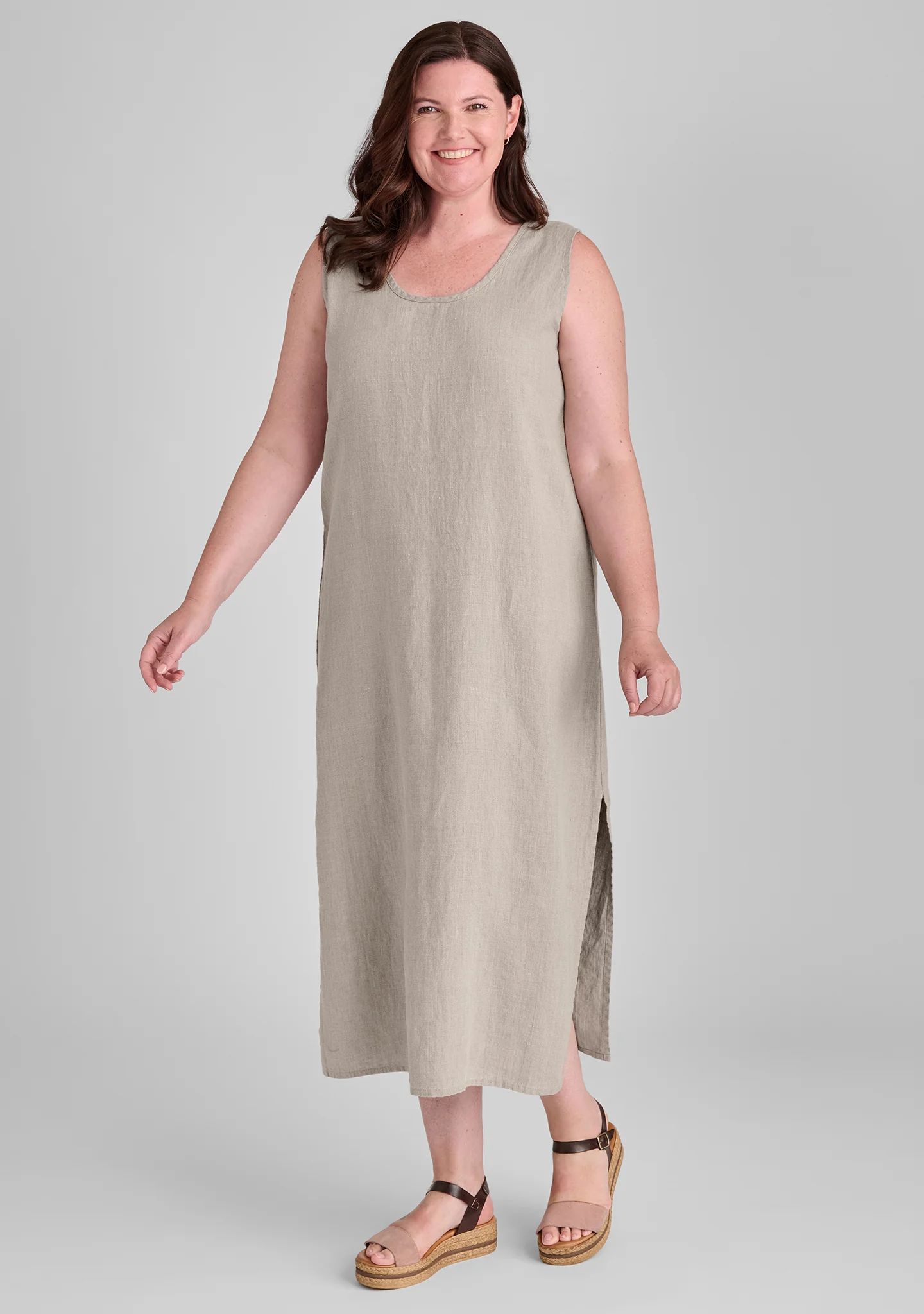 Slipster - Linen Maxi Dress - FINAL SALE - Image 3
