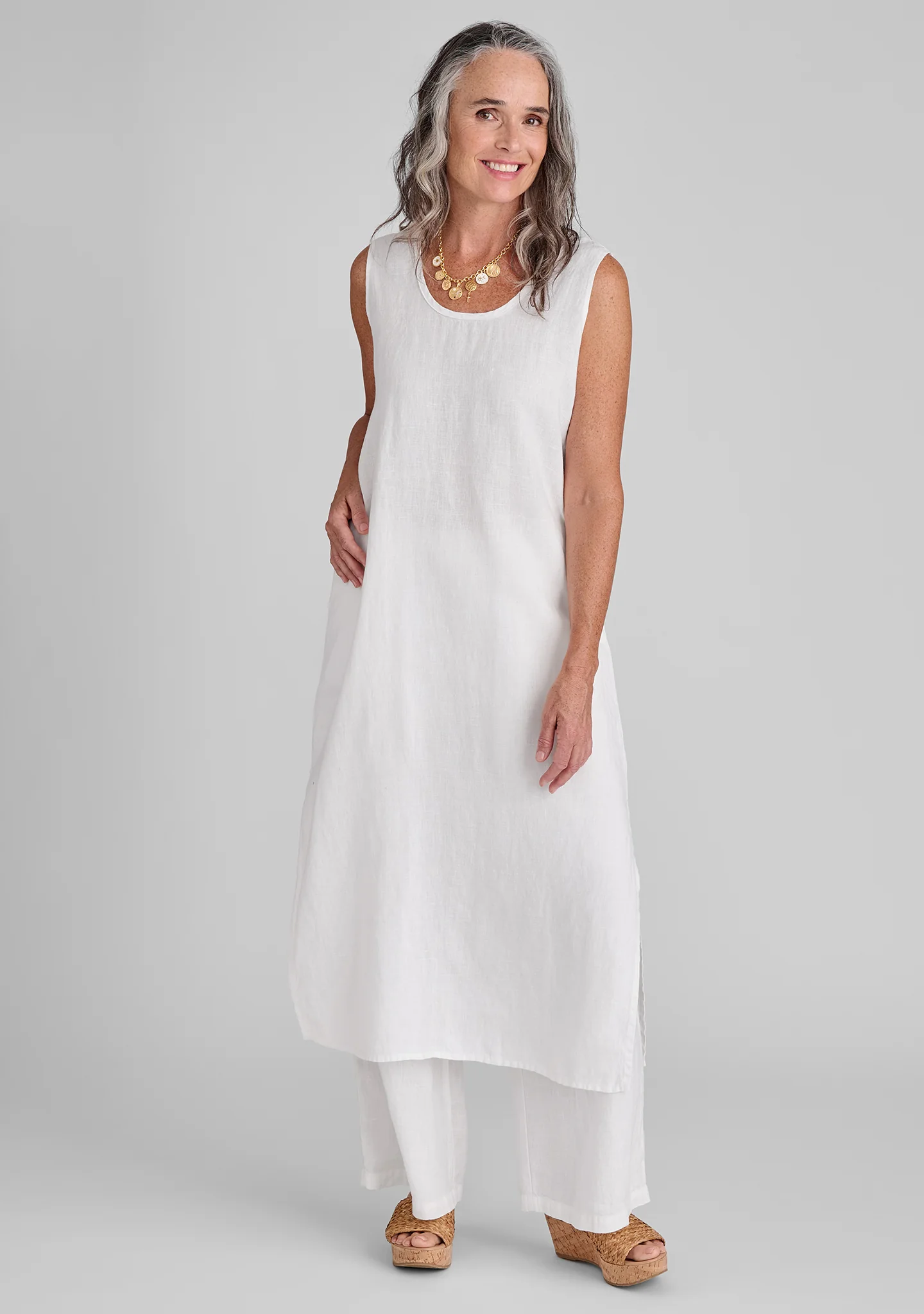 Slipster - Linen Maxi Dress - FINAL SALE - Image 4