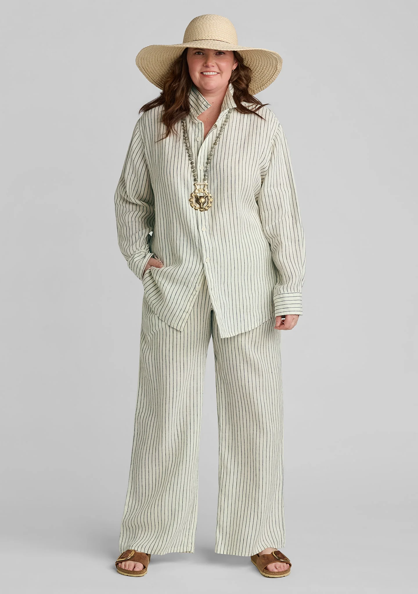 Summer Shirt - Linen Button Down Shirt - Image 8