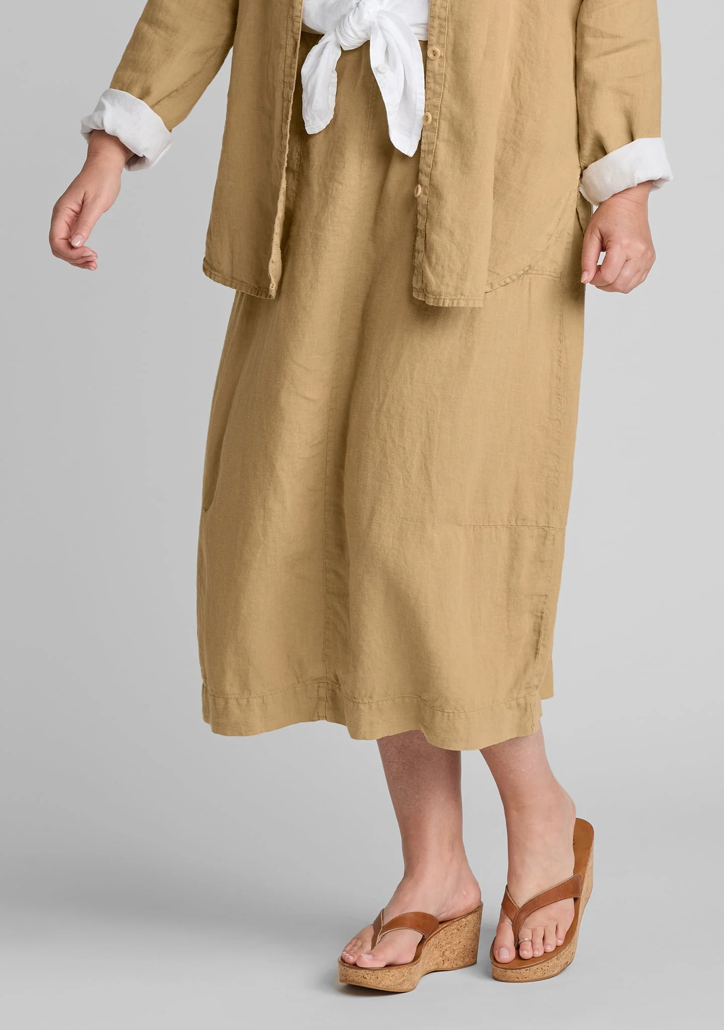 Urban Skirt - Linen Skirt - Image 3