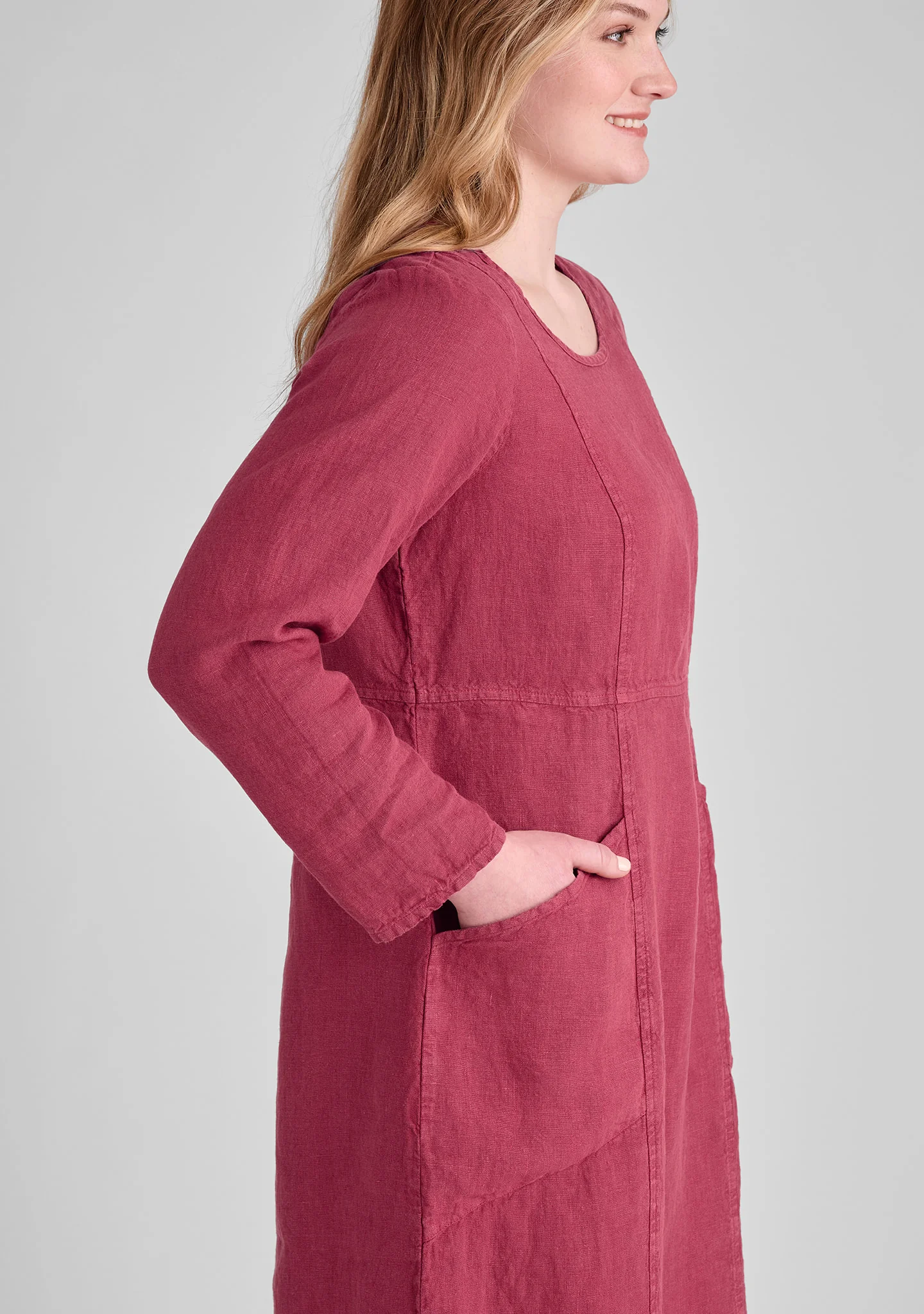 Vintage Dress - Linen Dress - FINAL SALE - Image 9