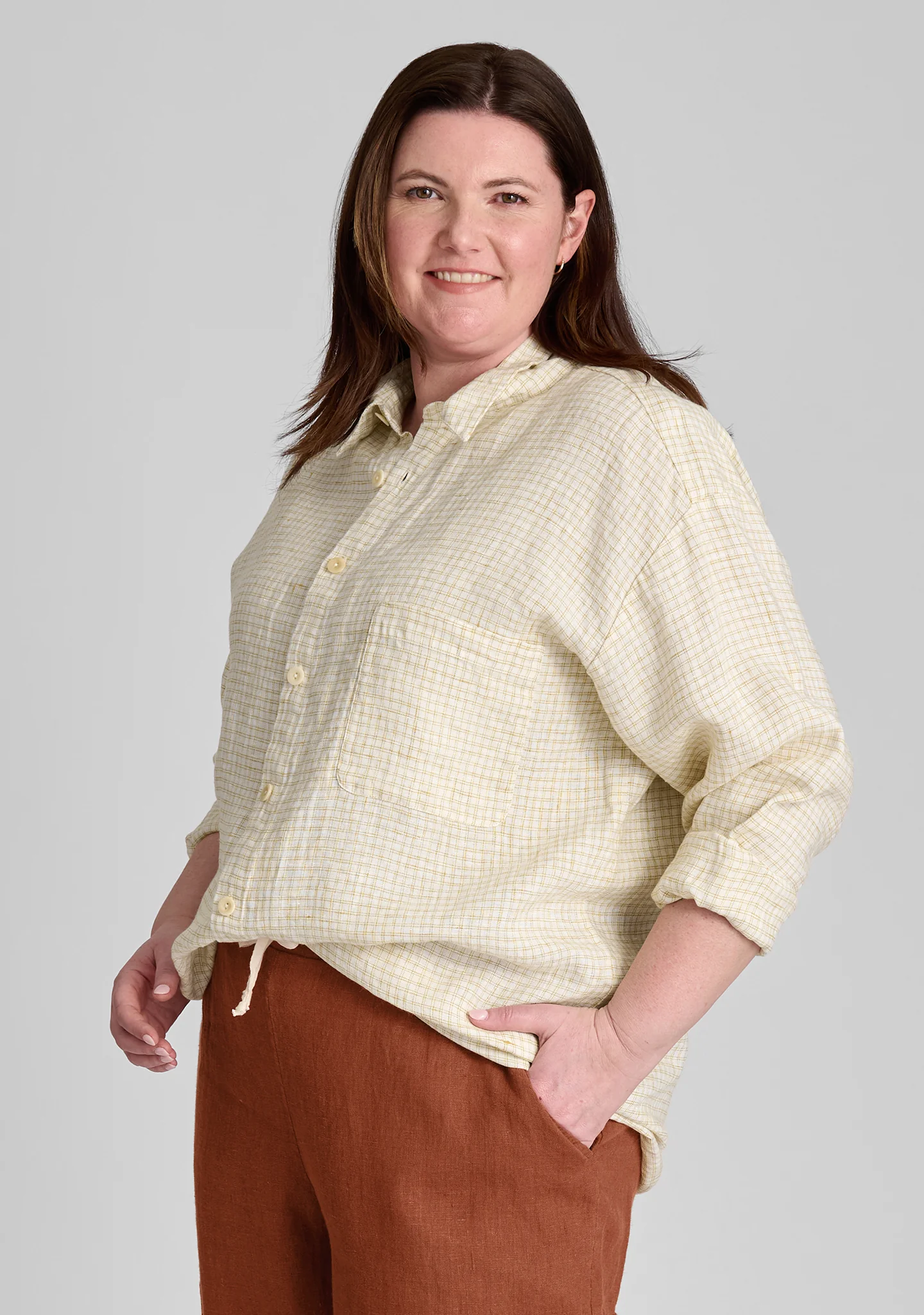 Whole Shirt - Linen Button Down Shirt - FINAL SALE - Image 3