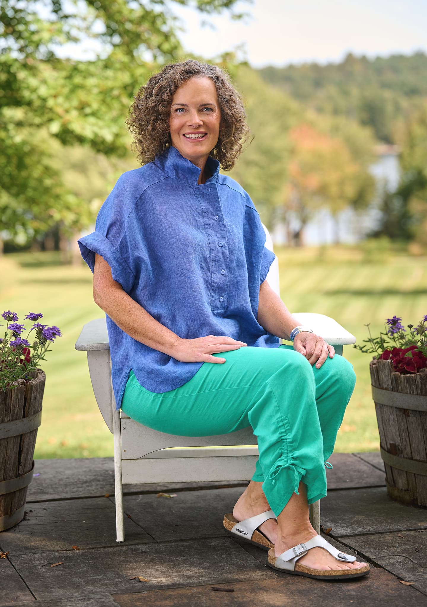 Zen Pant - Linen Pant With Elastic Waist - Image 15