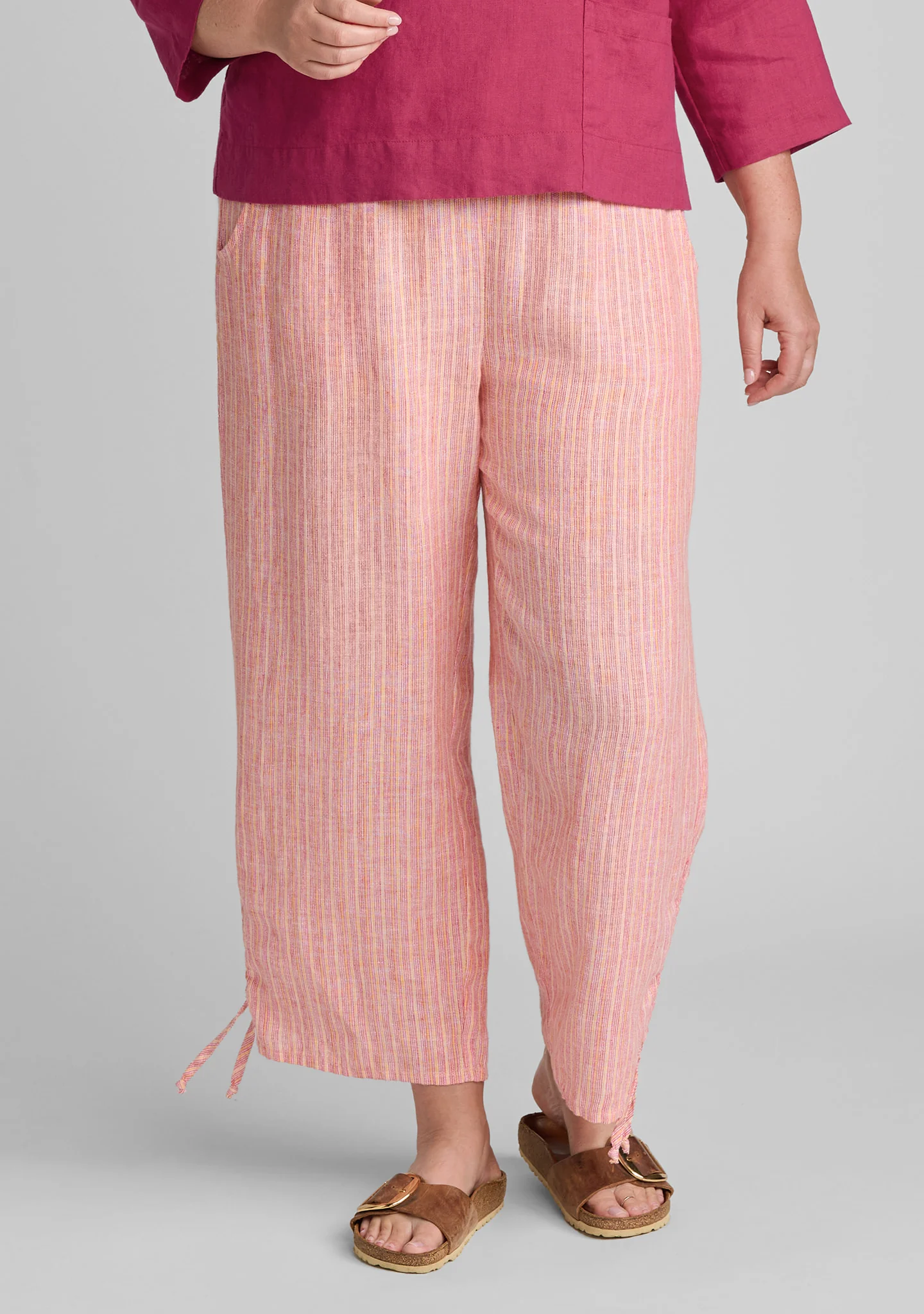 Zen Pant - Linen Pant With Elastic Waist - Image 6